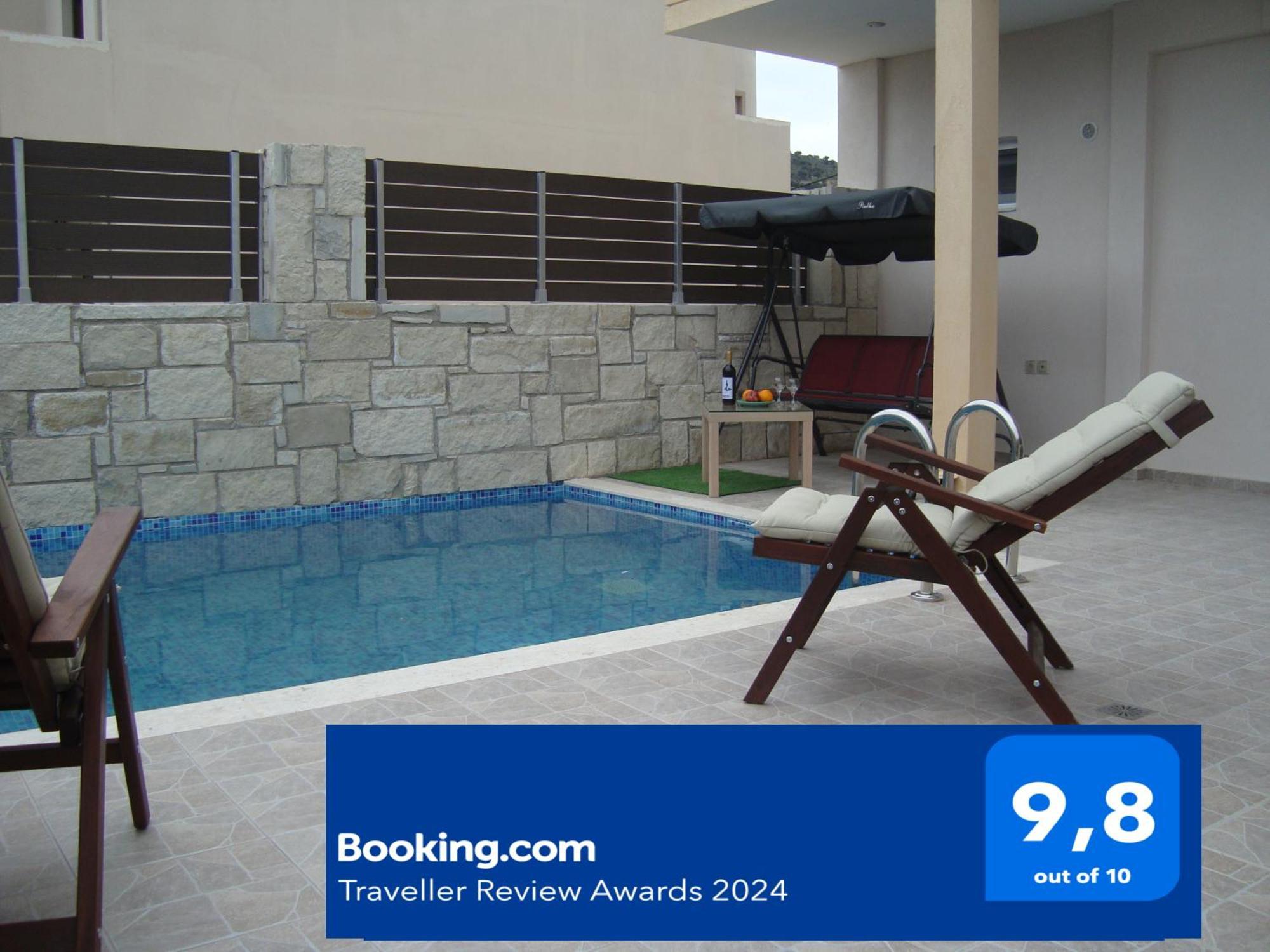 “Theeporto” Maisonette With Pool Gouves Dış mekan fotoğraf