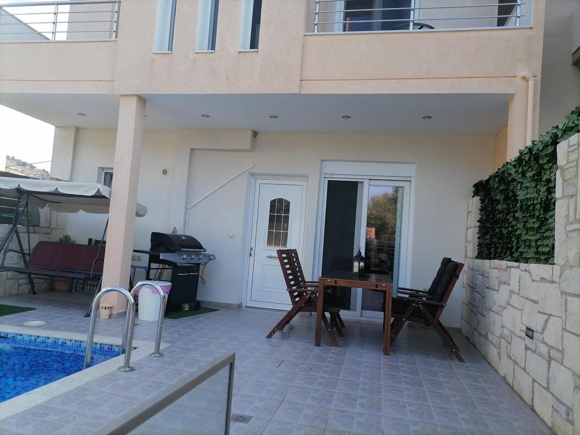 “Theeporto” Maisonette With Pool Gouves Dış mekan fotoğraf