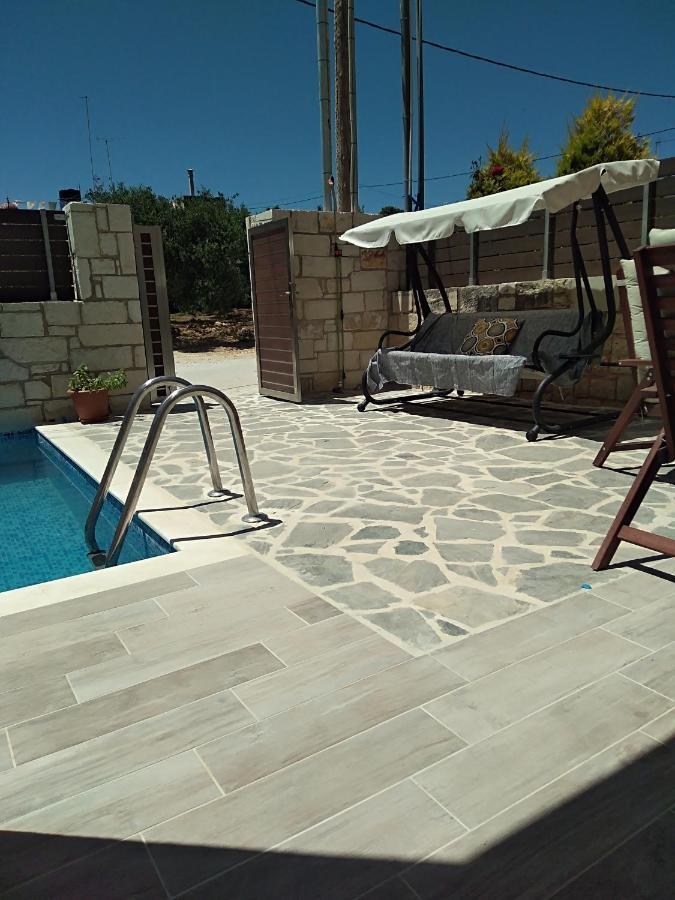 “Theeporto” Maisonette With Pool Gouves Dış mekan fotoğraf